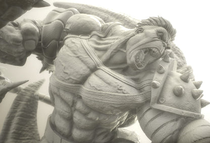 Hulk vs. Monster 4K UHD Detaillierte Figur