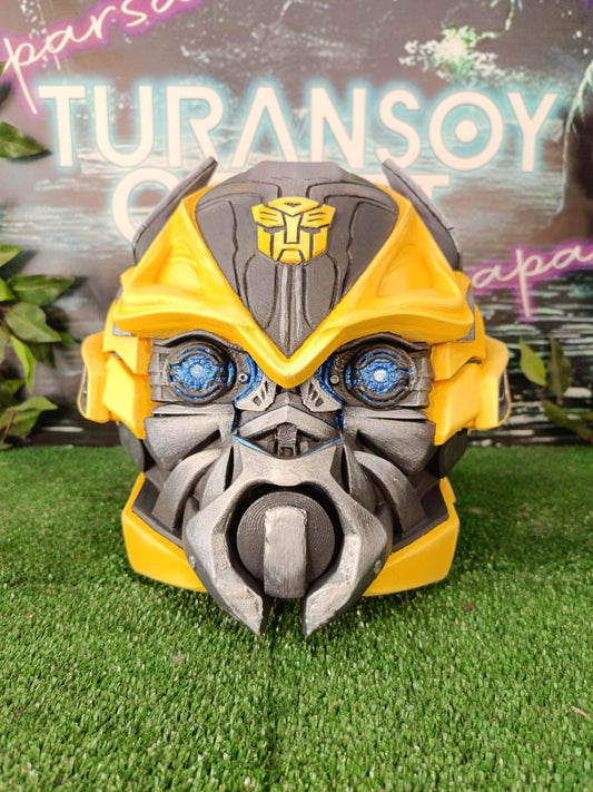 Transformers Bumblebee Dekoratif Kafa Head 1/1 (GERÇEK BOY)