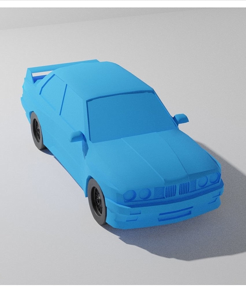 Modellauto BMW M3 E30, 19 cm (große Ausführung)