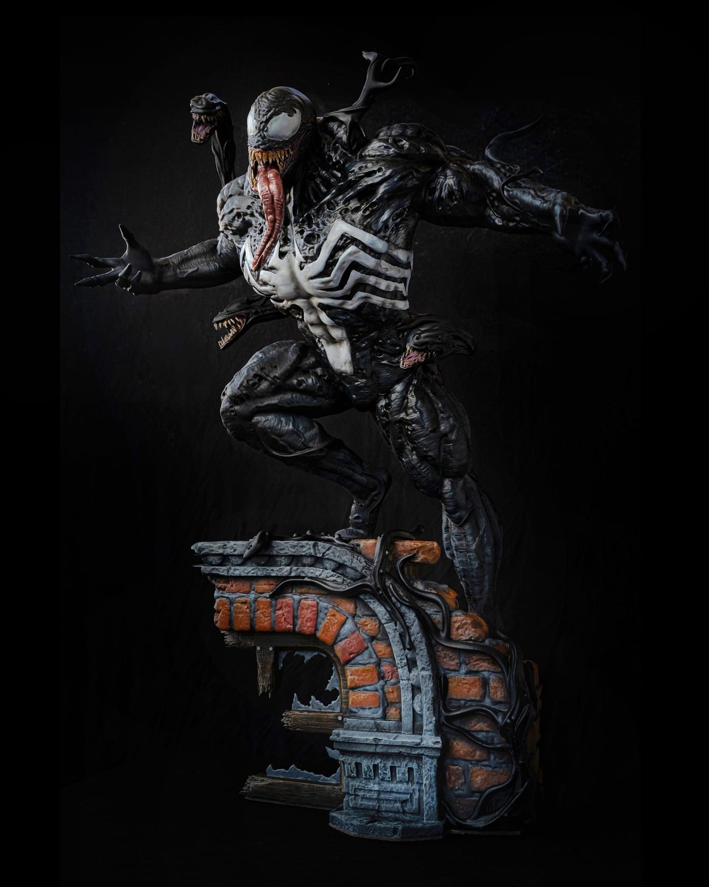 Die Verwandlung des wilden Venom Bemalte Figur 25 cm