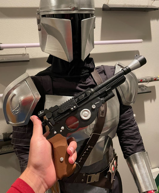 Mandalorian Blaster Launcher Star Wars Figure Weapon