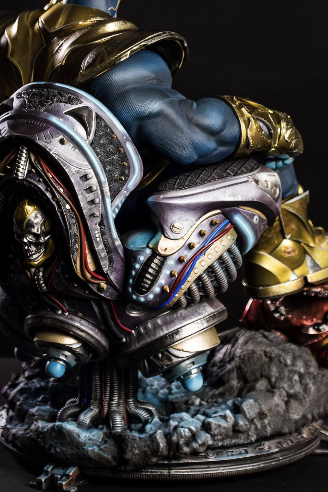 Marvel Thanos Deadpool's Killer Bemalte Figur 25 Cm Groß