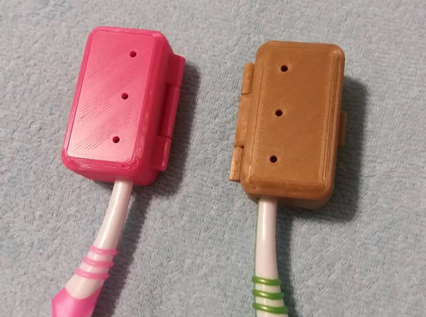 Zahnbürstenkopfbehälter mit Tropfer