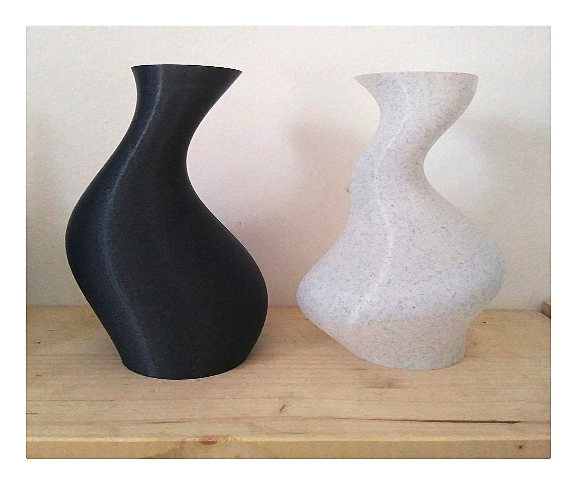 Zickzack dekorative moderne Vase (1 Stück)