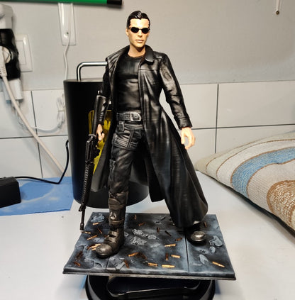 The Matrix Neo Bemalte Figur 25 cm Riesenformat