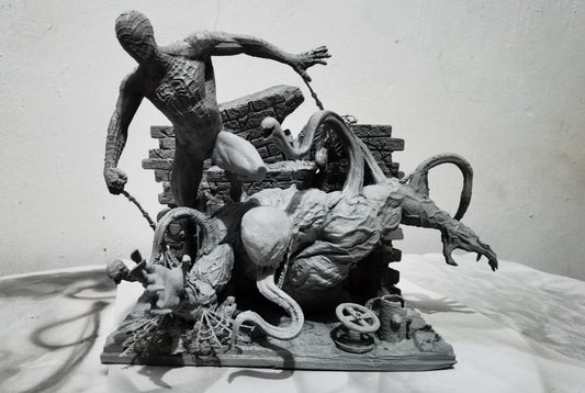 Spiderman Vs Venom Detaylı Biblo Büyük Boy