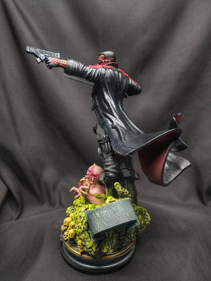 Blade: Klinge mit zwei Seiten 8K UHD Bemalte Figur 30 CM (GROSSE GRÖSSE)