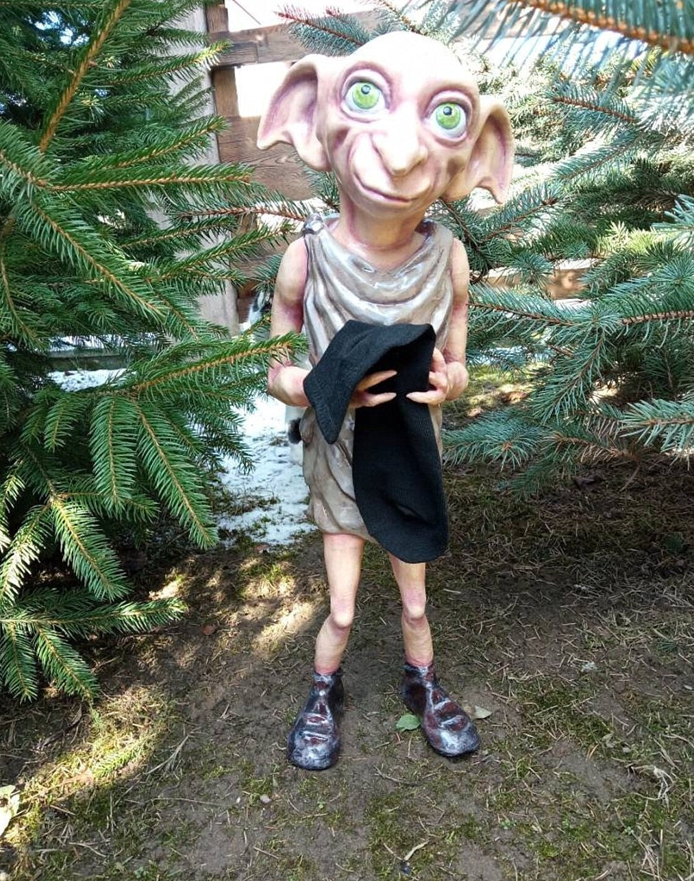 Dobby Lebensgroße Indoor-Skulpturenfigur Harry Potter 80 cm