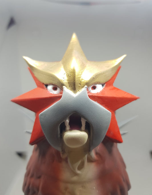 Pokémon Legendär Entei Bemalte Figur 15 cm
