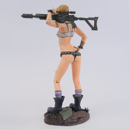 Wild Girl Panzer Figur Bemalt 20 Cm