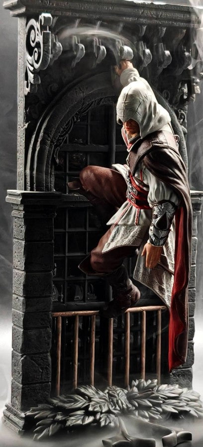 Assassins Creed Ezio Auditore Hinterhalt Bemalte Figur 30 CM Große Größe