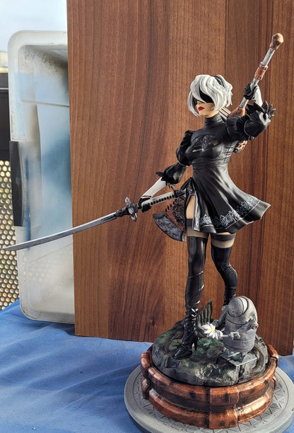 Nier Automata After War Bemalte Figur 25 CM Groß