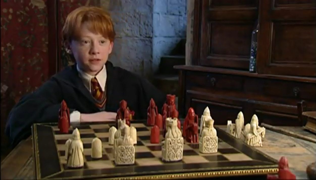Zauberschachfiguren Harry Potter und der Stein der Weisen (Lewis-Schachfiguren)