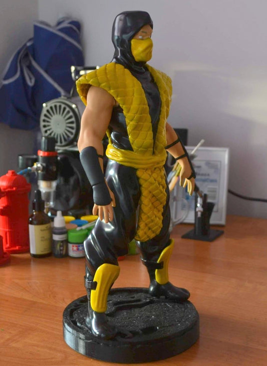 Scorpion Mortal Kombat Boyalı Figür 20 Cm