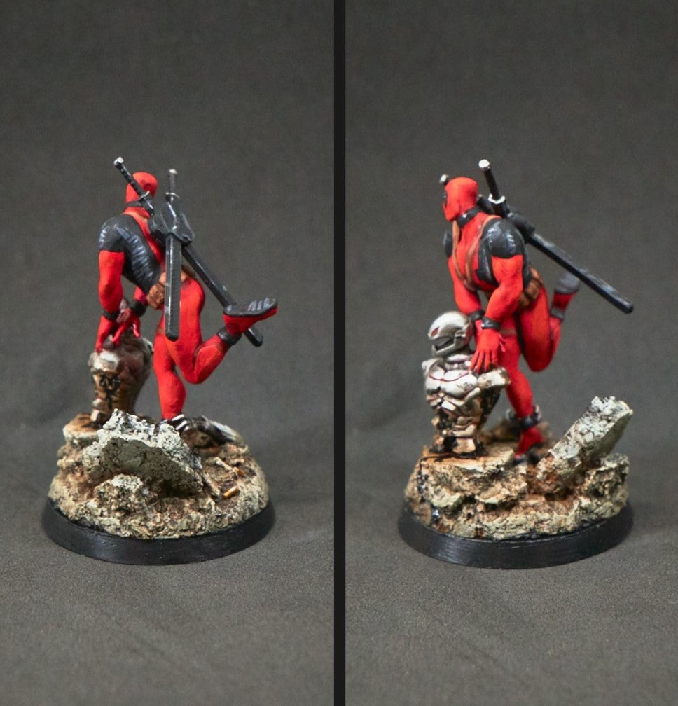 Deadpool Siegesfeier Bemalte Figur 20 cm (Große Ausführung)