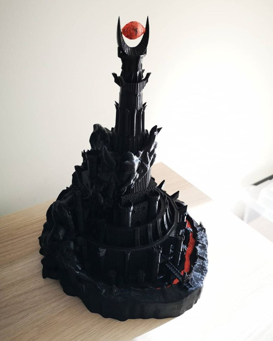 Barad-dûr Der Dunkle Turm Miniatur-Dekoartikel Riesengröße 24 cm LotR (Ohne Beleuchtung)