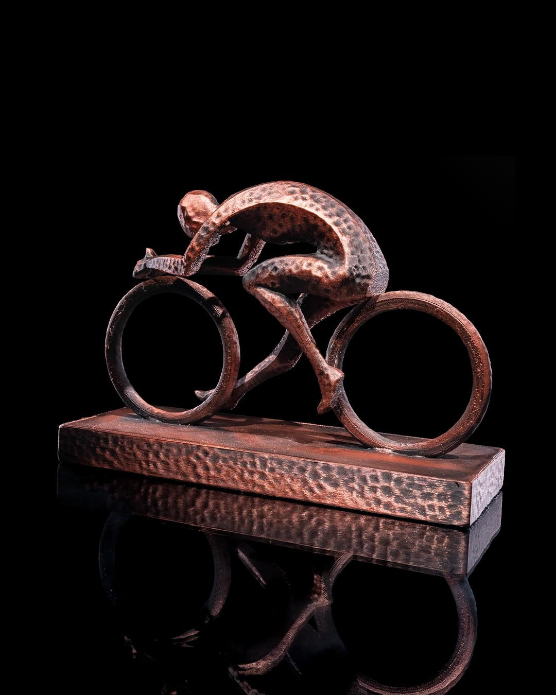 Olympischer Radsportler Figur, dekorativ, 20 cm, Übergröße