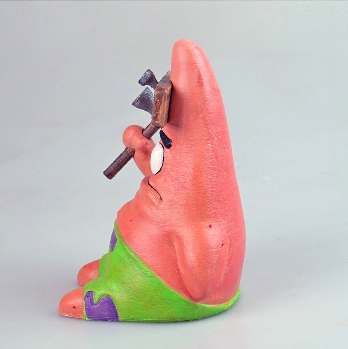 SpongeBob Hammert Patrick Bemalte Figur 15 cm