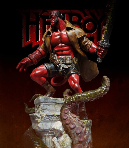 Hellboy War Painted Figur 30CM MEGA Größe