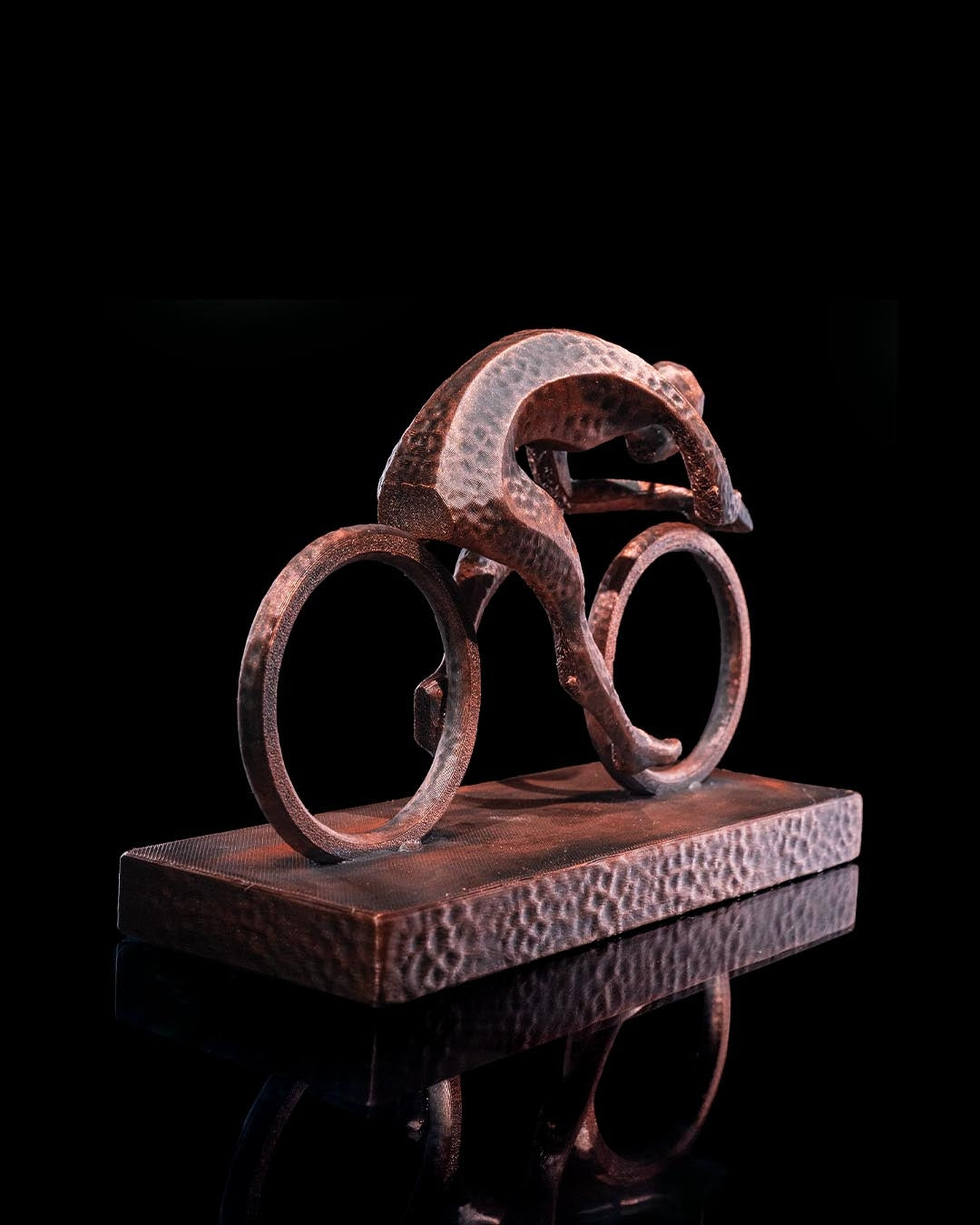 Olympischer Radsportler Figur, dekorativ, 20 cm, Übergröße