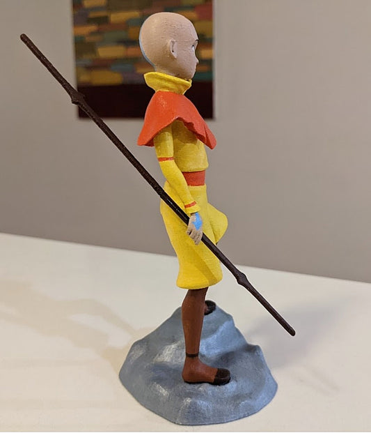 Avatar Son Hava Bükücü Aang Boyalı Figür 15 Cm
