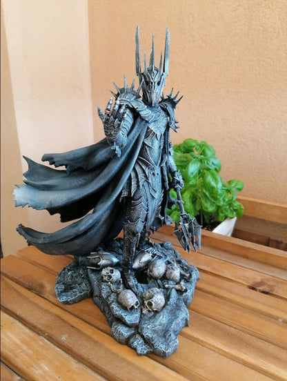 Dark Lord Sauron Handbemalte Figur 20 cm Der Herr der Ringe LotR (Riesenversion)