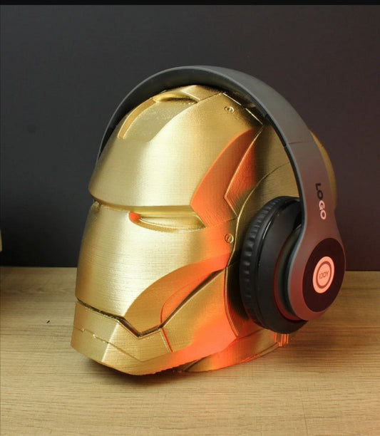 Ironman Helmet Kask Dekor Kulaklık Standı