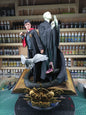 Harry Potter und Voldemort Kampf Bemalte Figur 25 cm