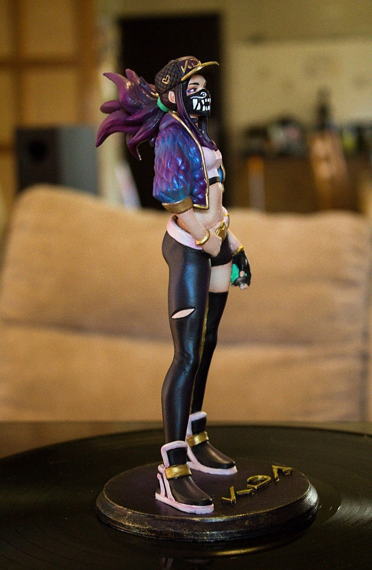 Kda Akali Bemalte Figur 20 cm (Groß)