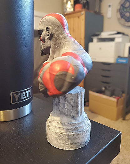 Kratos Wilde Wut God of War Bemalte Büste 12 CM