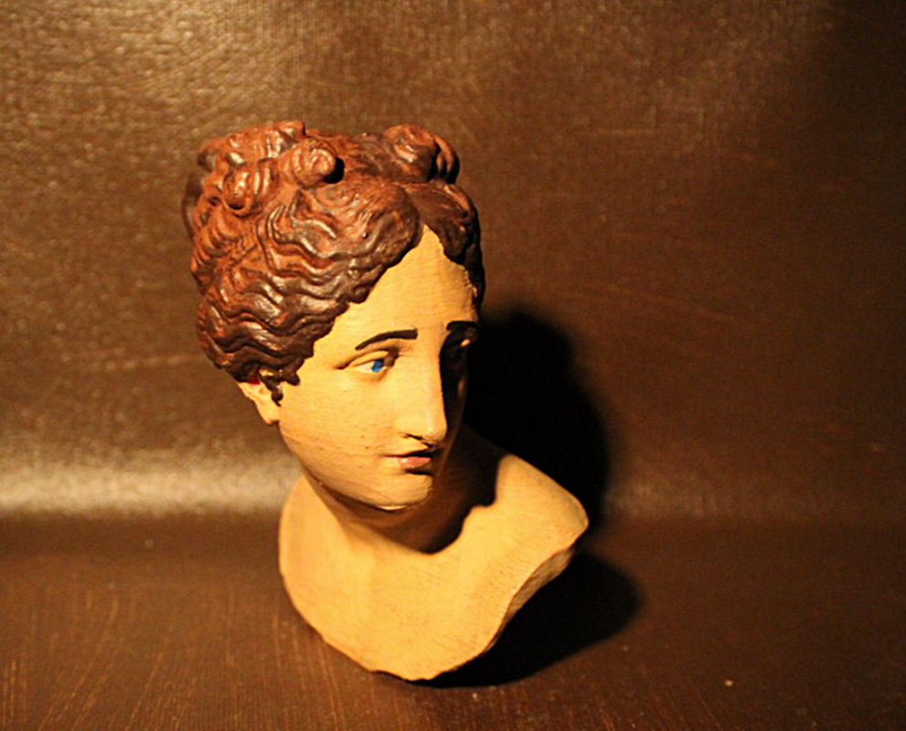 Venus Bemalte Büste 10 cm