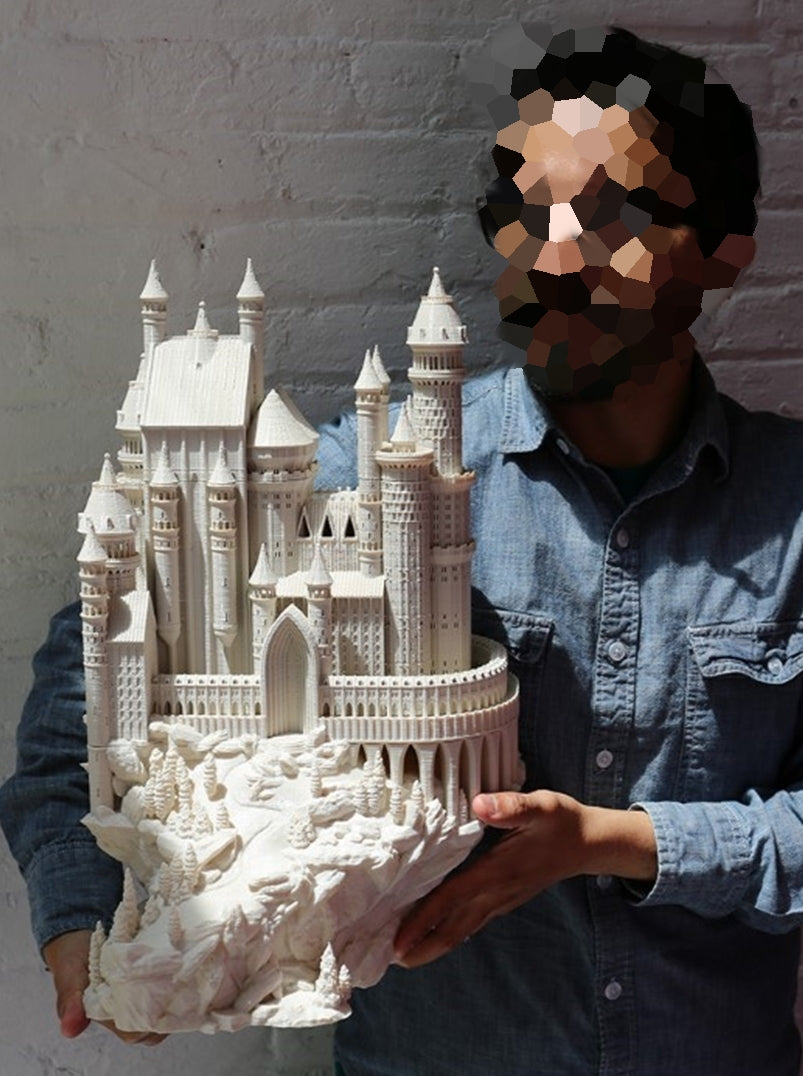 Fantastisches Mittelalterliches Burg-Deko-Objekt Groß 25 cm