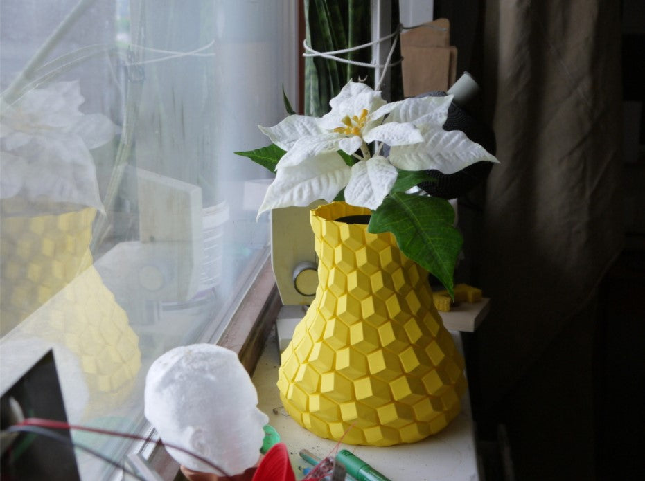 Pixerstick Kubische Dekorative Vase