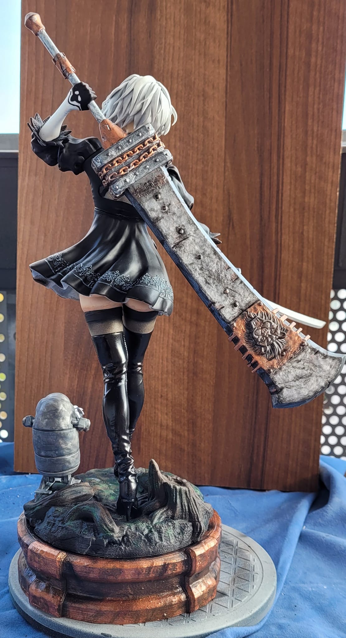 Nier Automata After War Bemalte Figur 25 CM Groß