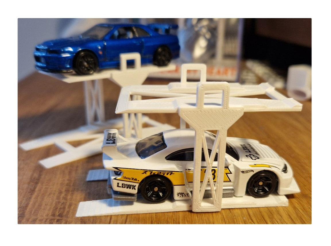 Spielzeugauto-Lift für Hot Wheels Autos (Maßstab 1:64)