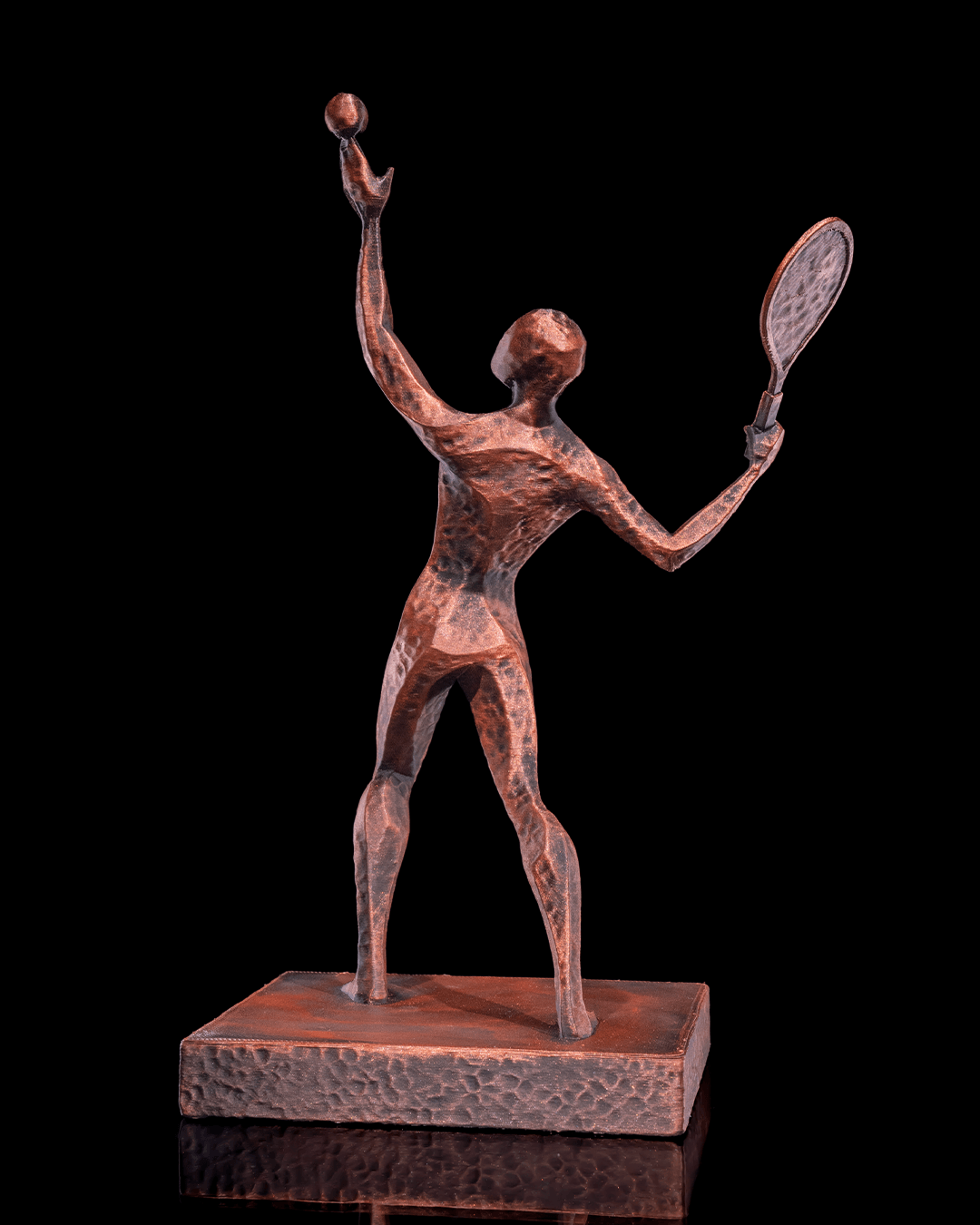 Athletische Olympia Tennis Dekofigur 20CM GROSS