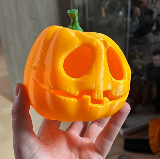 Balkabağı Halloween Pumpkin Mumluk Büyük Boy