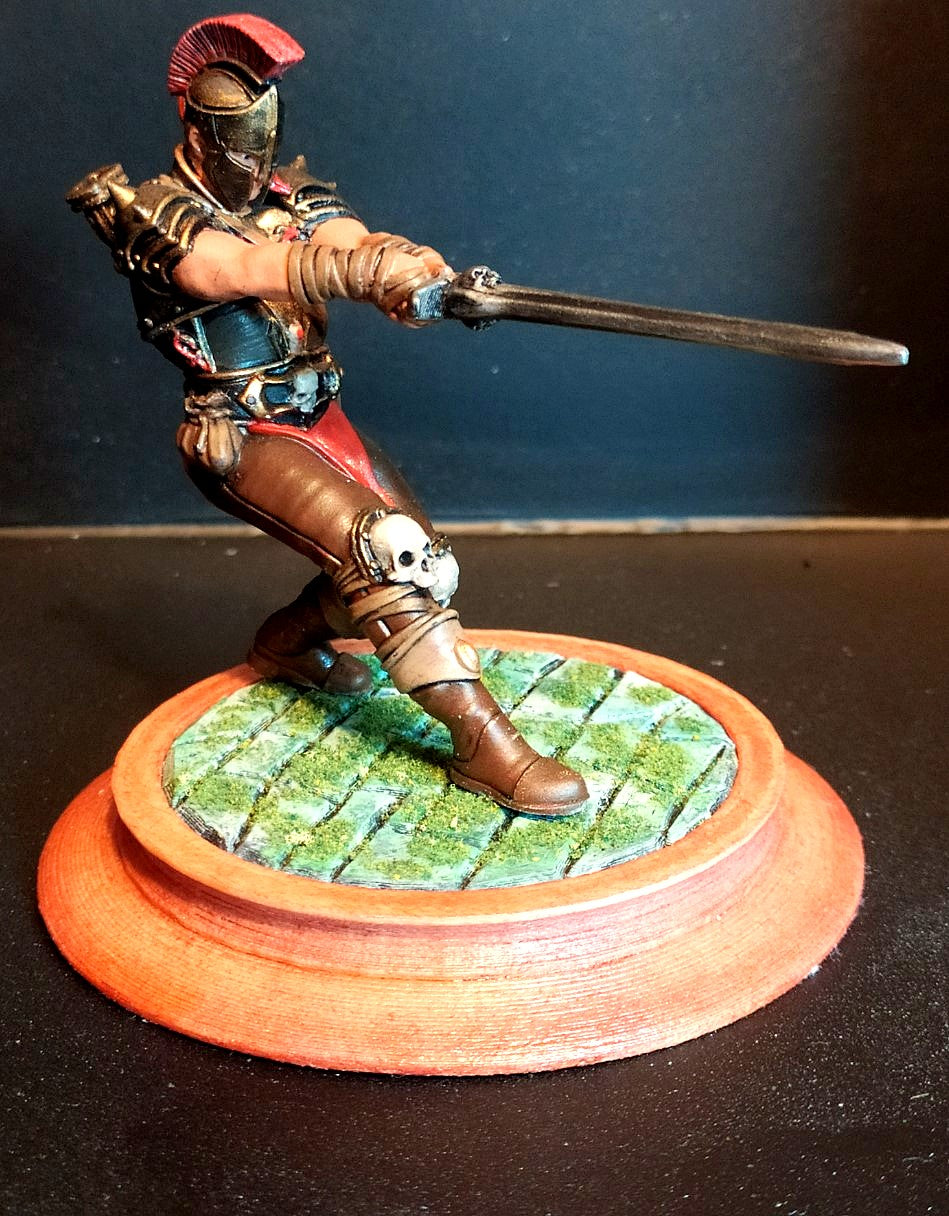 Cedric der Ritter Bemalte Figur 20 cm