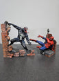 Spiderman VS Venom Ewiger Feind 2K Diorama Bemalte Figur 25 cm