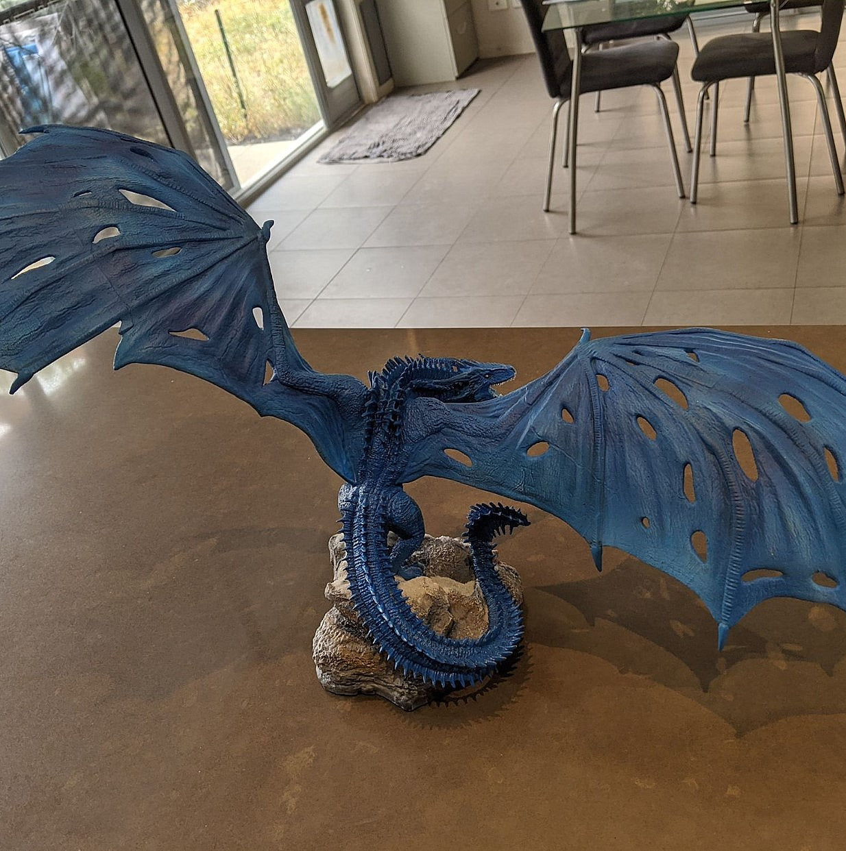 Game Of Thrones Bemalte Figur Eisdrache Viserion 23 Cm (Riesengröße)