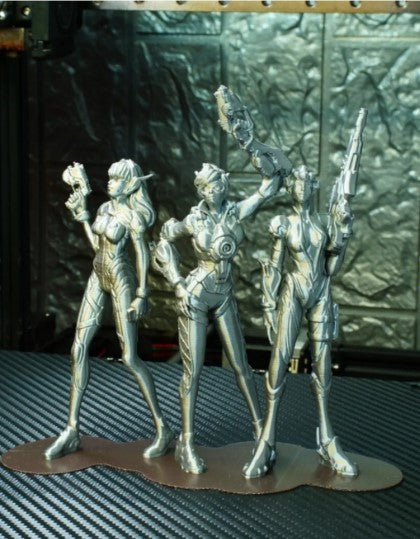 Tracer & Widowmaker & D.va Overwatch 3'lü Figür Seti 15 Cm
