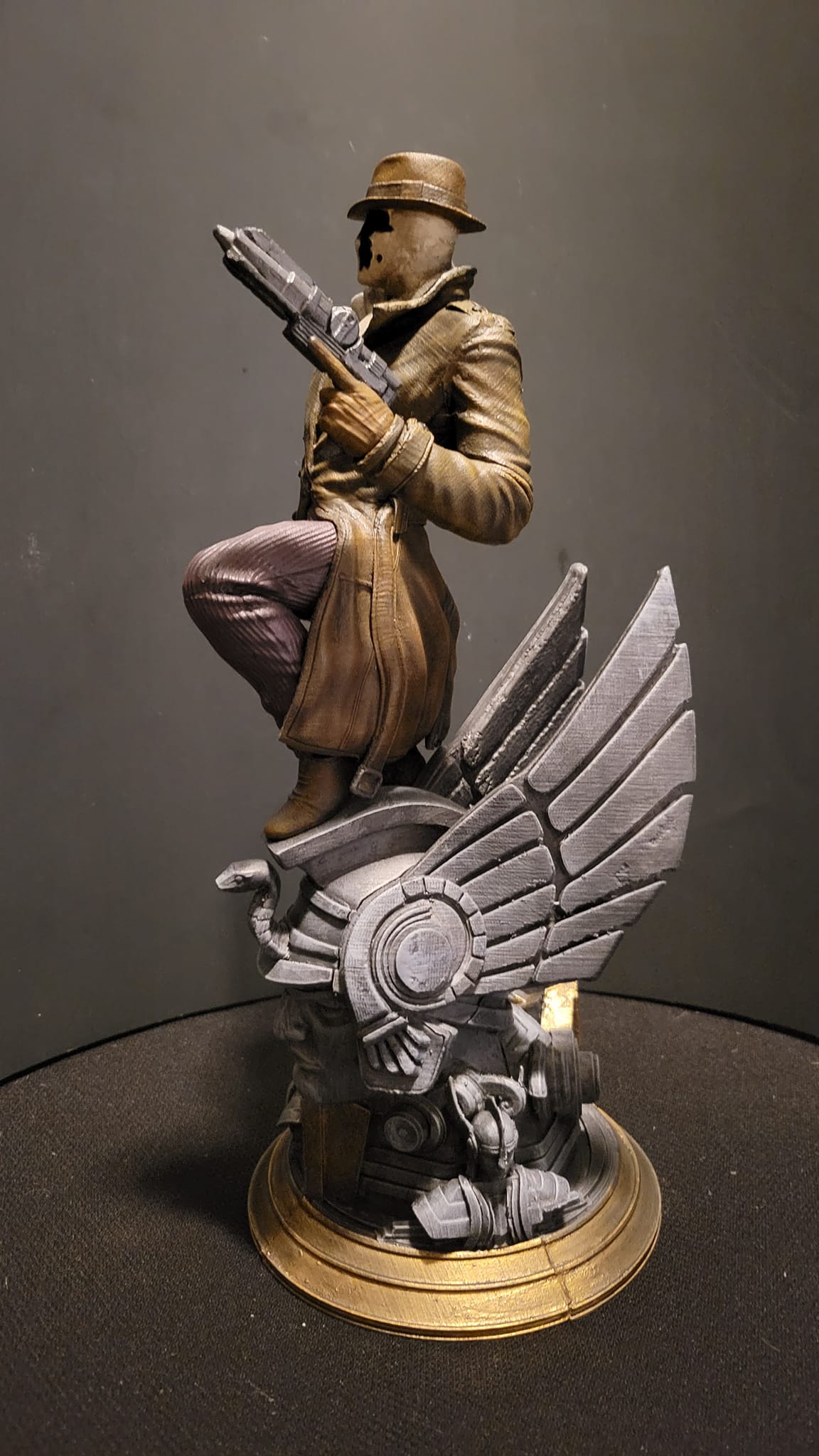 Bösewicht Rorschach Watchmen Bemalte Figur 25 cm