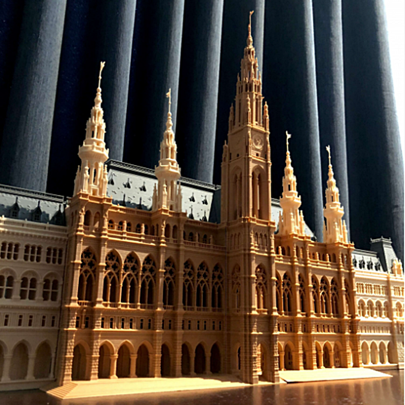 Rathaus Wien Miniatur-Deko 30 cm