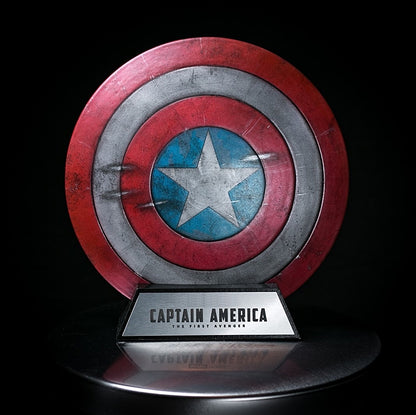 Captain America Schild mit Ständer (19 cm Durchmesser)