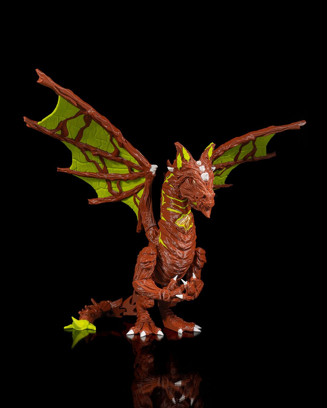 Epic Moss Dragon Rot Grün Drache