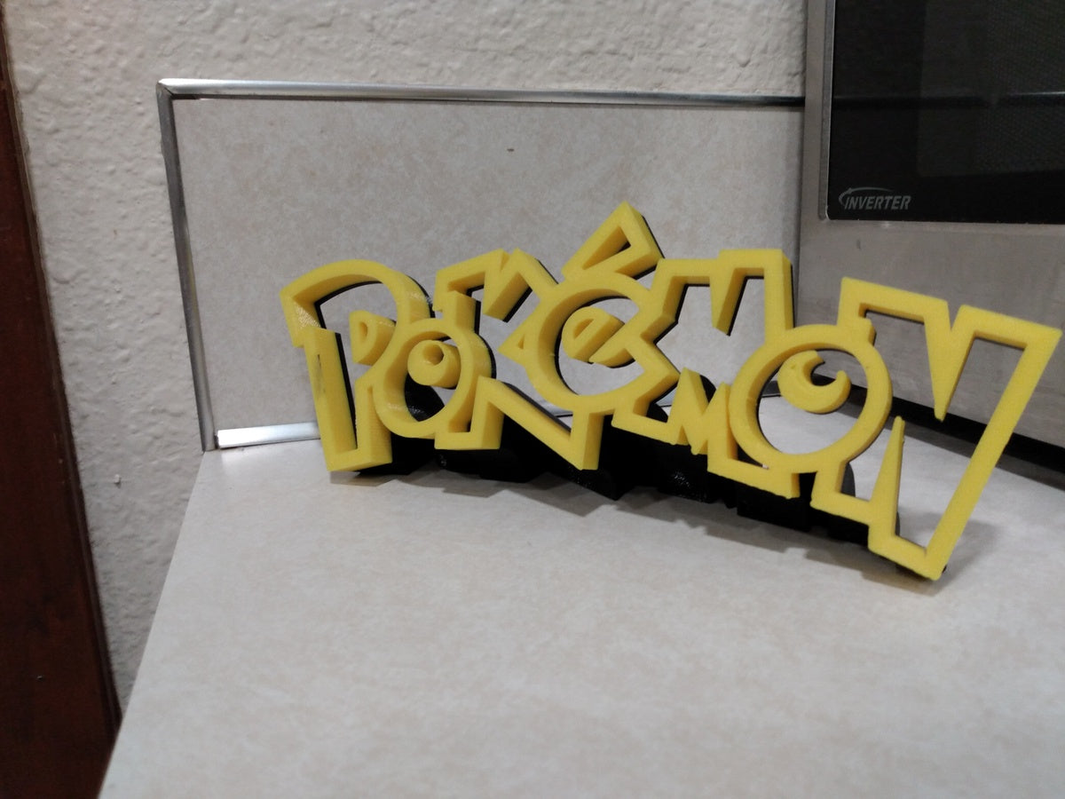 Pokemon Logo Ständer 20 cm