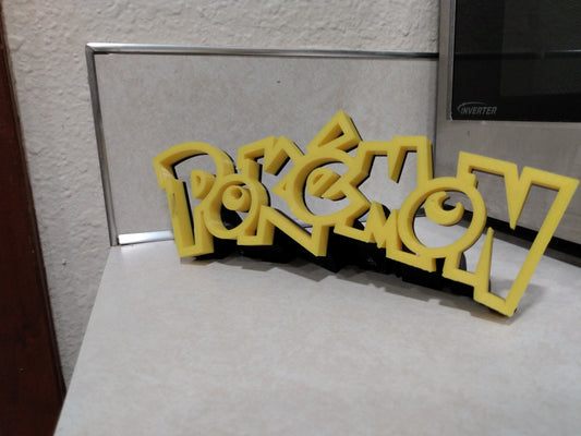 Pokemon Logo Standı 20 Cm