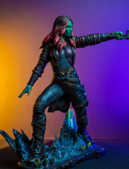 Gamora Guardians Of The Galaxy Bemalte Figur 25 cm Riesenformat