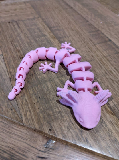 Bewegliches Axolotl-Salamander-Spielzeug (Große Größe)