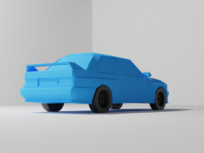Modellauto BMW M3 E30, 19 cm (große Ausführung)